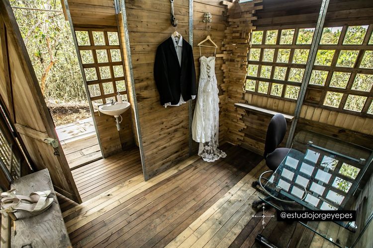 Casa para el arreglo de la novia